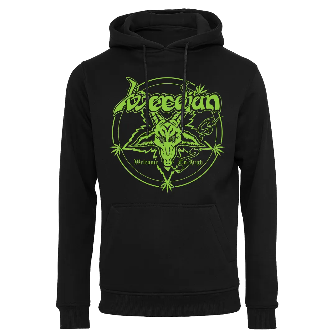 Weedian - Welcome To High Green Logo Pullover Hoodie - Black
