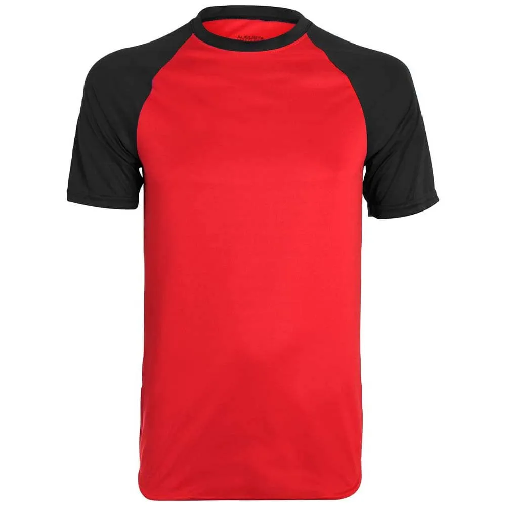 Wicking Retro Short Sleeve Jersey Red-Black