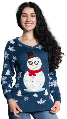 Women's Ugly Christmas Sweater JulesRoche Funny Festive Knit