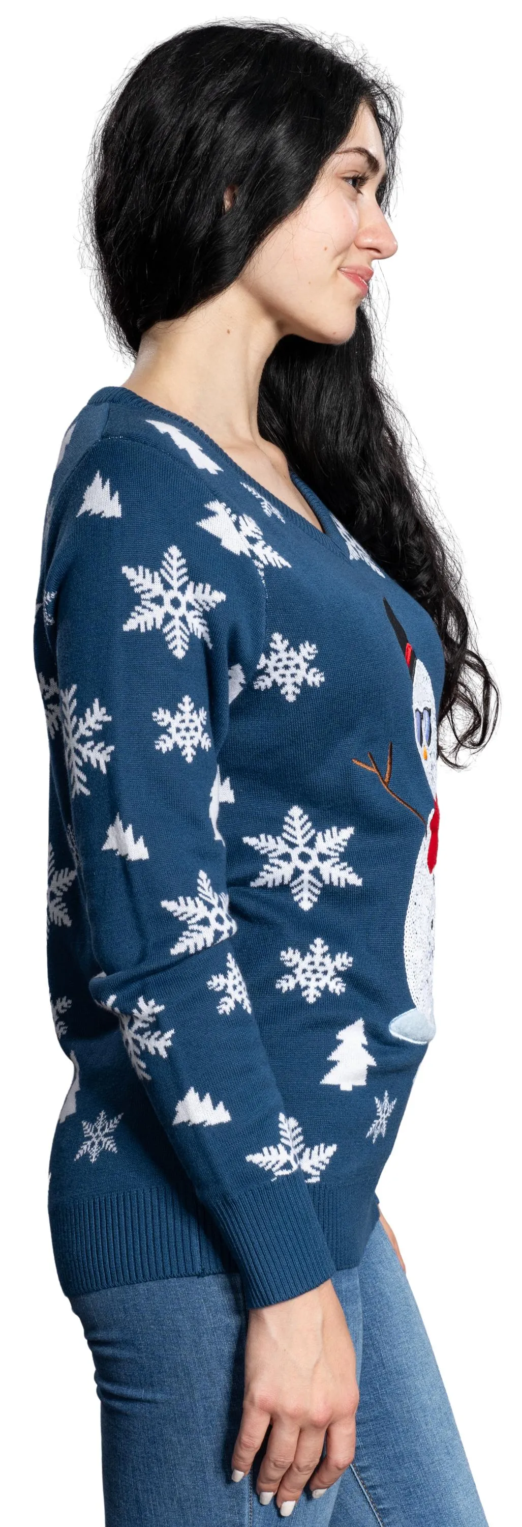 Women's Ugly Christmas Sweater JulesRoche Funny Festive Knit