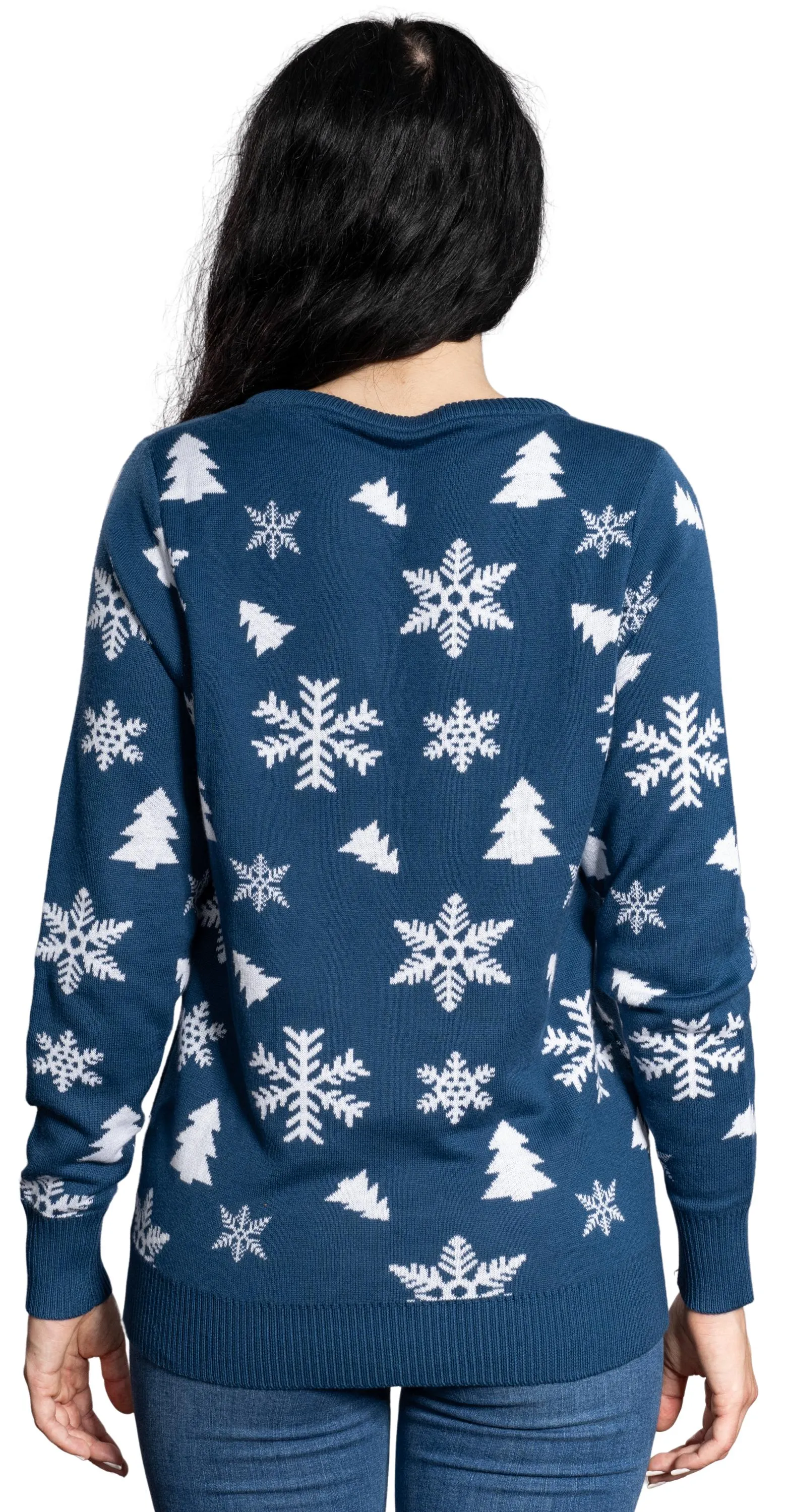 Women's Ugly Christmas Sweater JulesRoche Funny Festive Knit
