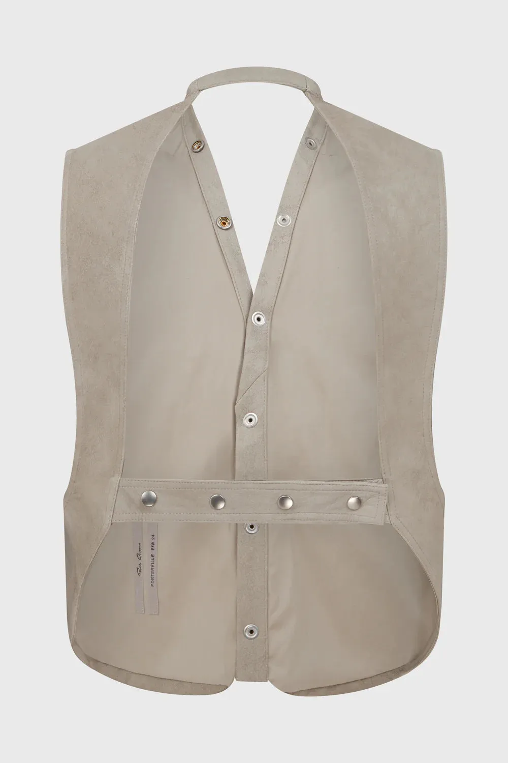 Woven Vest Cargo Vest Pearl