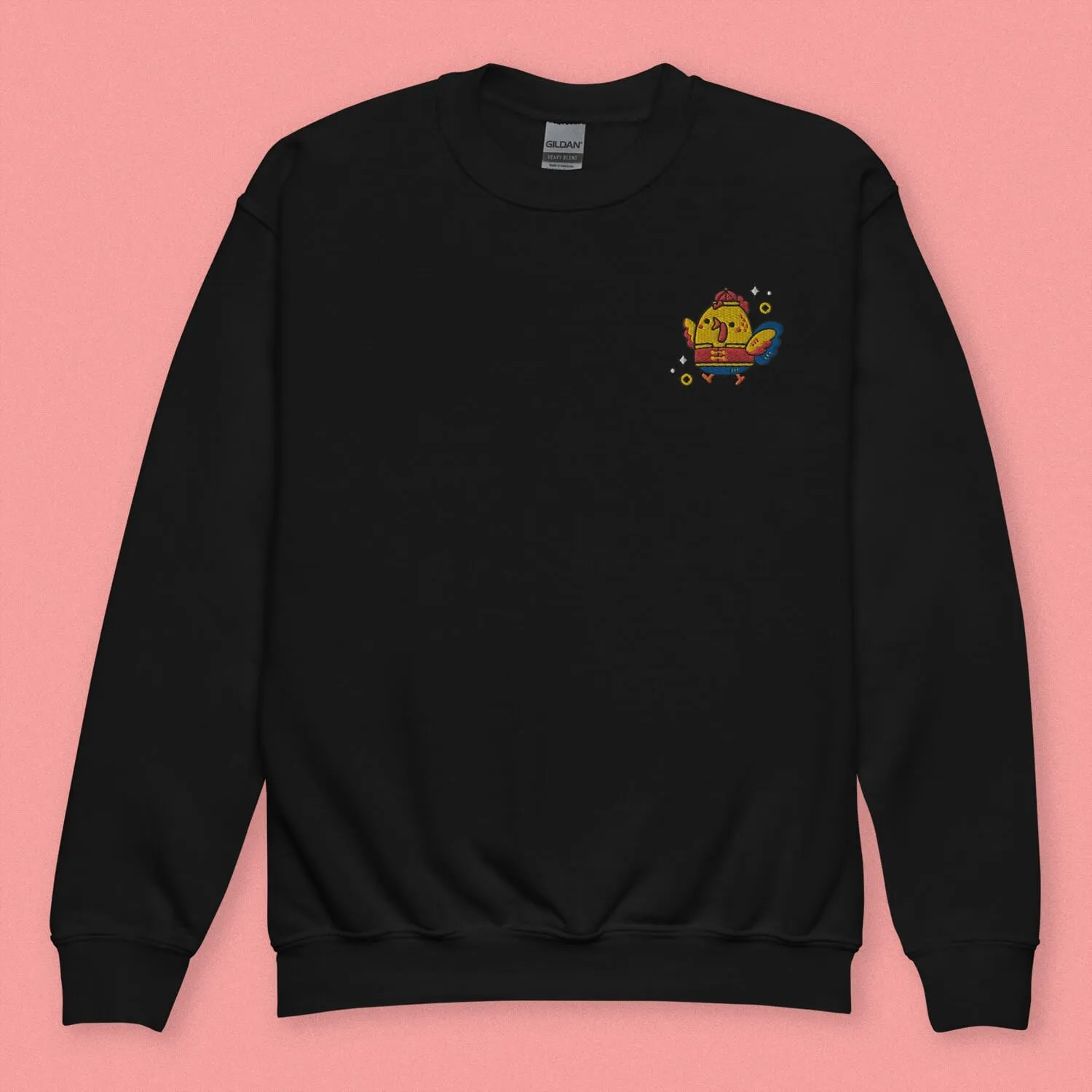 Year of the Rooster Embroidered Kids Sweatshirt